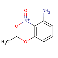 2d structure of 3-ethoxy-2-nitroaniline