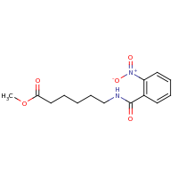 2d structure of methyl 6-[(2-nitrophenyl)formamido]hexanoate