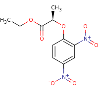 2d structure of ethyl (2R)-2-(2,4-dinitrophenoxy)propanoate