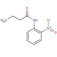 2d structure of N-(2-nitrophenyl)butanamide