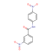 2d structure of 3-nitro-N-(4-nitrophenyl)benzamide