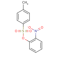 2d structure of 2-nitrophenyl 4-methylbenzene-1-sulfonate