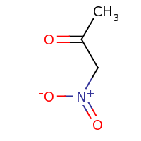 2d structure of 1-nitropropan-2-one