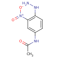 2d structure of N-(4-hydrazinyl-3-nitrophenyl)acetamide