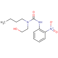 2d structure of 3-butyl-3-(2-hydroxyethyl)-1-(2-nitrophenyl)urea
