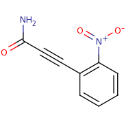 2d structure of 3-(2-nitrophenyl)prop-2-ynamide