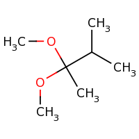 2d structure of 2,2-dimethoxy-3-methylbutane