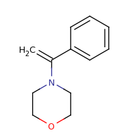 2d structure of 4-(1-phenylethenyl)morpholine