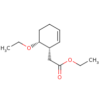 2d structure of ethyl 2-[(1S,6R)-6-ethoxycyclohex-2-en-1-yl]acetate