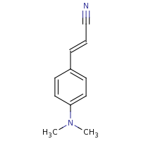2d structure of (2E)-3-[4-(dimethylamino)phenyl]prop-2-enenitrile