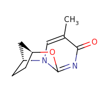 2d structure of (1R,9S)-4-methyl-8-oxa-2,6-diazatricyclo[7.2.1.0^{2,7}]dodeca-3,6-dien-5-one