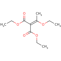 2d structure of 1,3-diethyl 2-(1-ethoxyethylidene)propanedioate