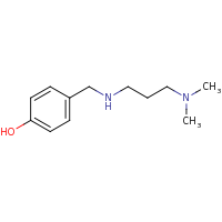 2d structure of 4-({[3-(dimethylamino)propyl]amino}methyl)phenol