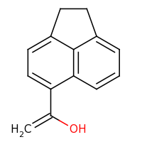 2d structure of 1-(1,2-dihydroacenaphthylen-5-yl)ethen-1-ol