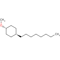 2d structure of 1-methoxy-4-octylcyclohexane