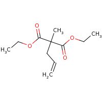 2d structure of 1,3-diethyl 2-methyl-2-(prop-2-en-1-yl)propanedioate