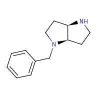 2d structure of (3aR,6aR)-1-benzyl-octahydropyrrolo[3,2-b]pyrrole