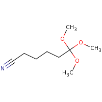2d structure of 6,6,6-trimethoxyhexanenitrile