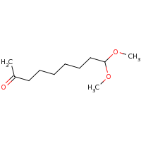 2d structure of 9,9-dimethoxynonan-2-one