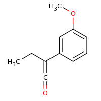 2d structure of 2-(3-methoxyphenyl)but-1-en-1-one