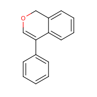 2d structure of 4-phenyl-1H-isochromene