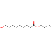 2d structure of propyl 9-hydroxynonanoate