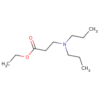 2d structure of ethyl 3-(dipropylamino)propanoate