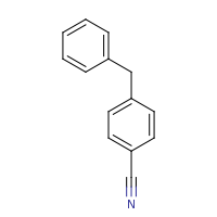 2d structure of 4-benzylbenzonitrile