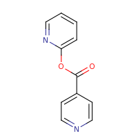2d structure of pyridin-2-yl pyridine-4-carboxylate