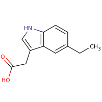 2d structure of 2-(5-ethyl-1H-indol-3-yl)acetic acid