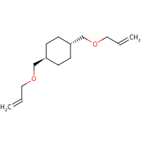 2d structure of 1,4-bis[(prop-2-en-1-yloxy)methyl]cyclohexane