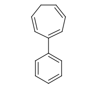 2d structure of 3-phenylcyclohepta-1,3,5-triene