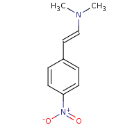 2d structure of dimethyl[(E)-2-(4-nitrophenyl)ethenyl]amine