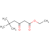 2d structure of ethyl 5,5-dimethyl-3-oxohexanoate