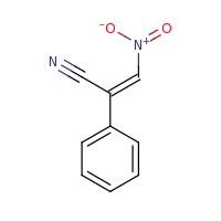 2d structure of (2Z)-3-nitro-2-phenylprop-2-enenitrile