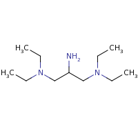 2d structure of [2-amino-3-(diethylamino)propyl]diethylamine