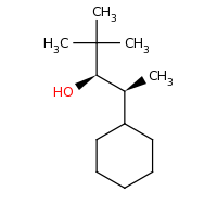 2d structure of (3R,4S)-4-cyclohexyl-2,2-dimethylpentan-3-ol