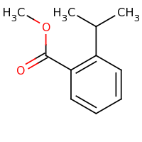 2d structure of methyl 2-(propan-2-yl)benzoate