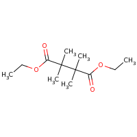 2d structure of 1,4-diethyl 2,2,3,3-tetramethylbutanedioate