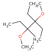 2d structure of 3,4-diethyl-3,4-dimethoxyhexane