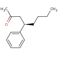 2d structure of (4R)-4-phenyloctan-2-one