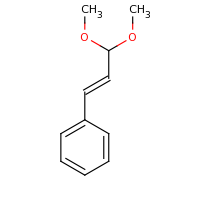2d structure of [(1E)-3,3-dimethoxyprop-1-en-1-yl]benzene