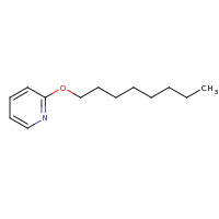 2d structure of 2-(octyloxy)pyridine