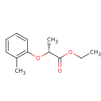 2d structure of ethyl (2R)-2-(2-methylphenoxy)propanoate