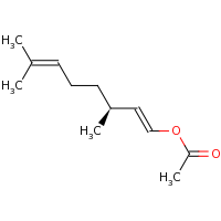 2d structure of (1E,3S)-3,7-dimethylocta-1,6-dien-1-yl acetate