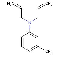 2d structure of 3-methyl-N,N-bis(prop-2-en-1-yl)aniline