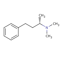 2d structure of dimethyl[(2S)-4-phenylbutan-2-yl]amine
