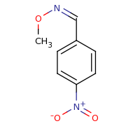 2d structure of (Z)-methoxy[(4-nitrophenyl)methylidene]amine