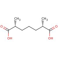 2d structure of (2R,6S)-2,6-dimethylheptanedioic acid