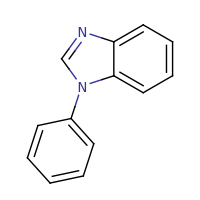 2d structure of 1-phenyl-1H-1,3-benzodiazole